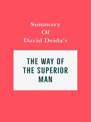 cover image of Summary of David Deida's the Way of the Superior Man